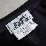 エルメス Hロゴ 刺繍 Tシャツ ブラック - NEWSED