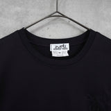 エルメス Hロゴ 刺繍 Tシャツ ブラック - NEWSED