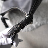 Half Moon Leather One Shoulder Bag - NEWSED