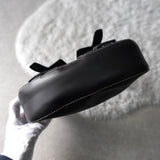 Half Moon Leather One Shoulder Bag - NEWSED