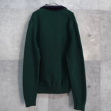 Half - zip Embroidery Sweatshirt - NEWSED