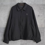 イヴサンローラン YSLロゴ ブルゾン グレー