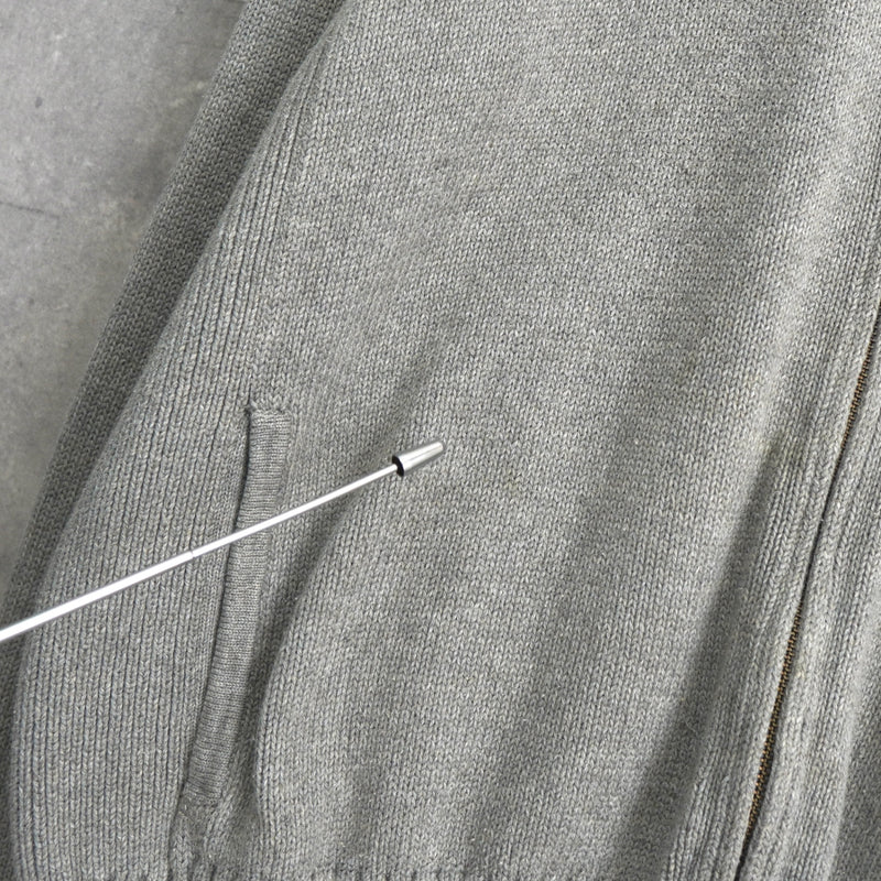 ポロ ラルフローレン ポニーロゴ ドライバーズニット グレー