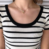 Heart Motif Gold Necklace