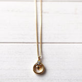 Heart Motif Gold Necklace - NEWSED