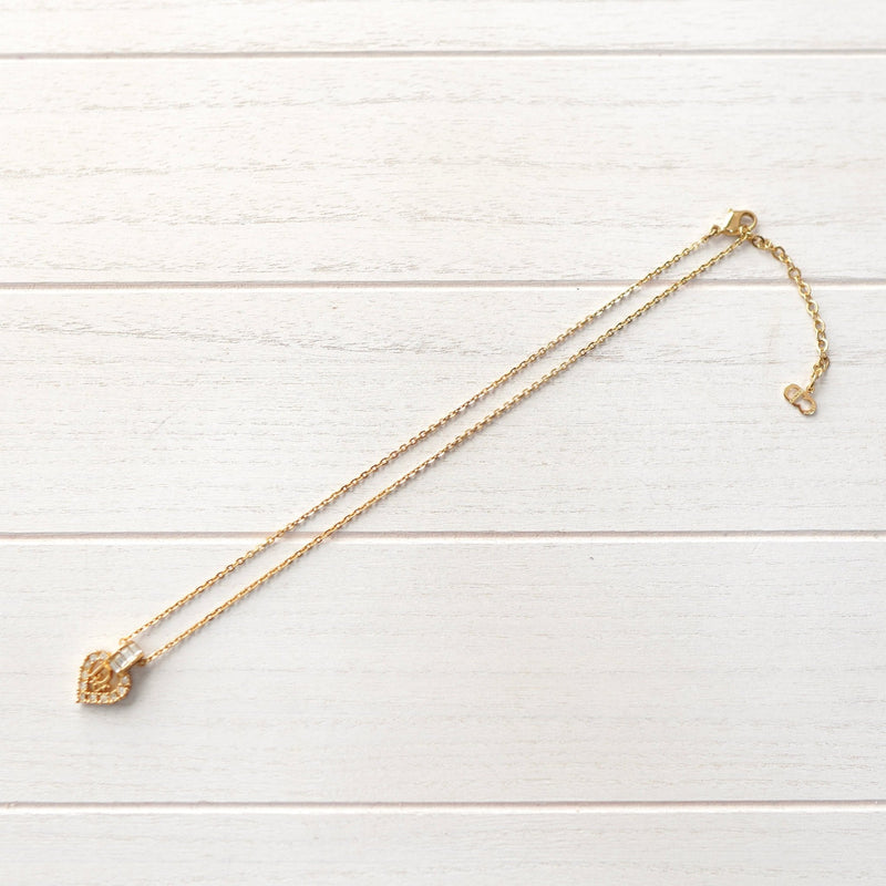 Heart Motif Gold Necklace - NEWSED