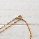 Heart Motif Gold Necklace - NEWSED