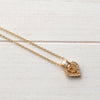 Heart Motif Gold Necklace