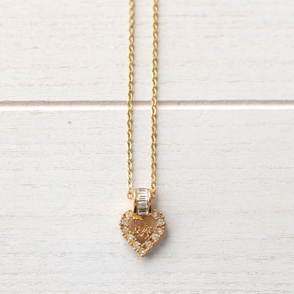 Heart Motif Gold Necklace
