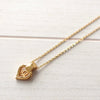 Heart Motif Gold Necklace