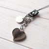 Heart Motif Key Ring