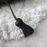 Heart Motif Logo Strap Leather One Shoulder Bag - NEWSED