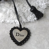 Heart Motif Logo Strap Leather One Shoulder Bag - NEWSED