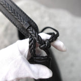 Heart Motif Logo Strap Leather One Shoulder Bag - NEWSED