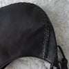 Heart Motif Logo Strap Leather One Shoulder Bag