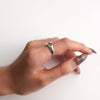 Heart Motif Silver Ring