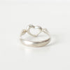 Heart Motif Silver Ring