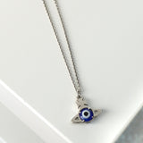 ヴィヴィアンウエストウッド HECUBA PENDANT シルバー ネックレス 保存袋 箱付き - NEWSED