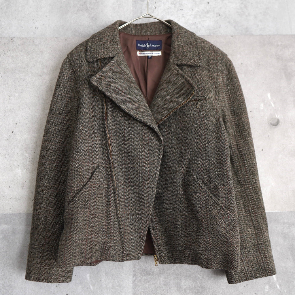 Herringbone Wool Rider's Jacket