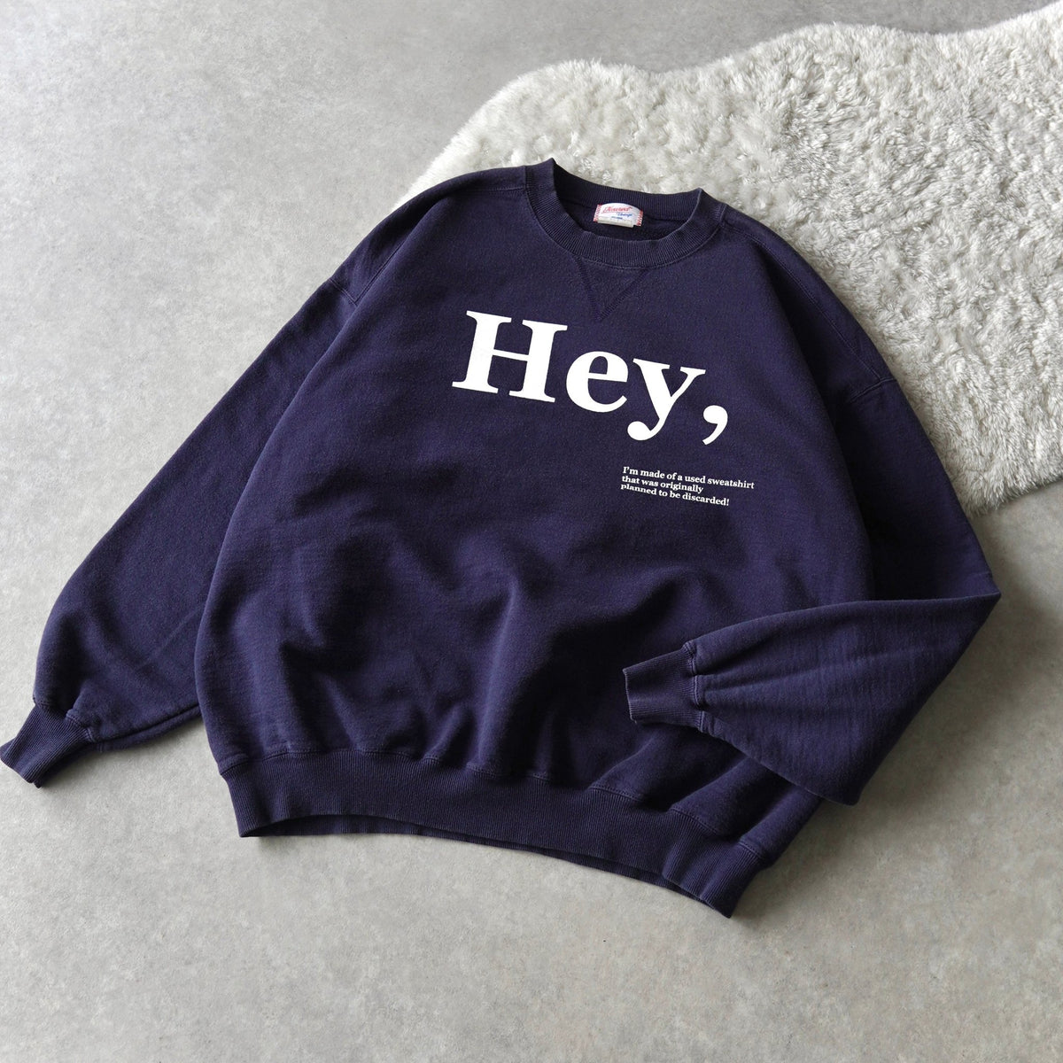"Hey" Remake Sweatshirt - NEWSED