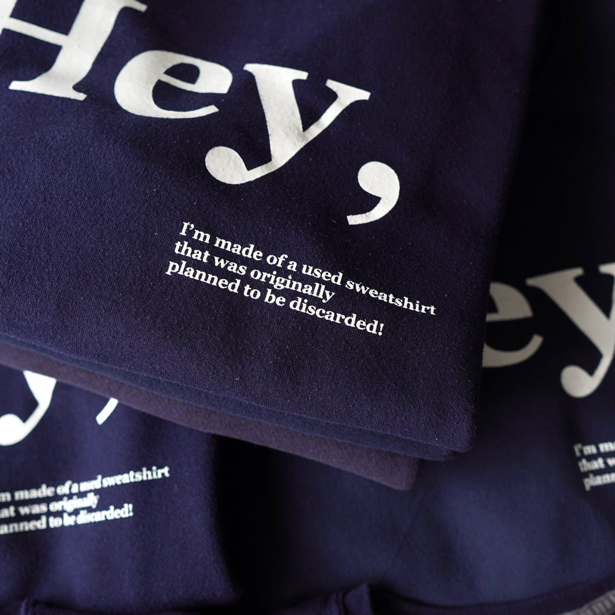 "Hey" Remake Sweatshirt - NEWSED