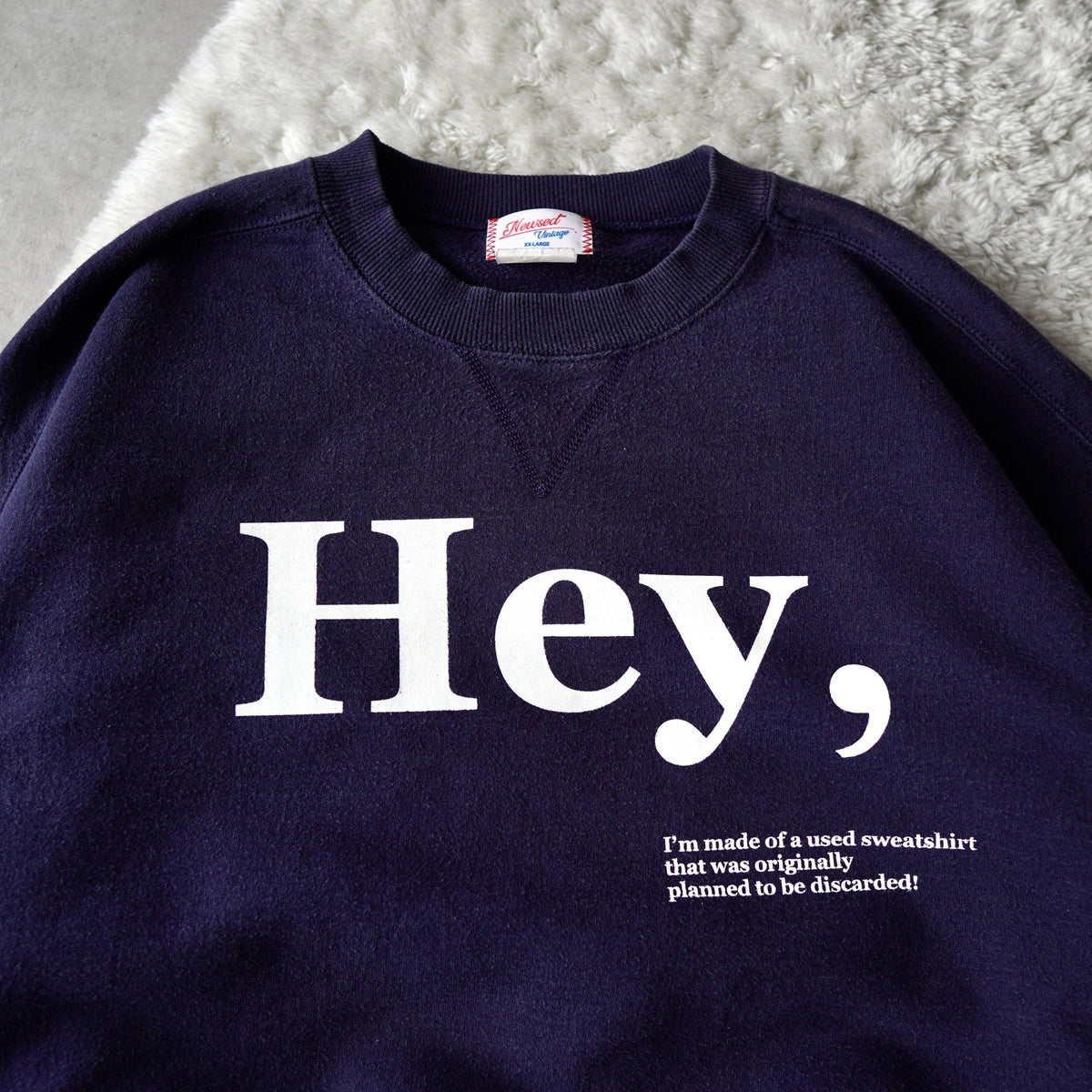 "Hey" Remake Sweatshirt - NEWSED