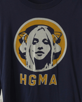 ヒステリックグラマー HGMA ガールプリント 七部丈 Tシャツ ネイビー FREE レディース - NEWSED