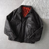 High Neck Leather Blouson