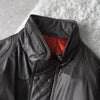 High Neck Leather Blouson