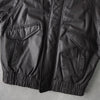 High Neck Leather Blouson