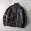 High Neck Leather Blouson