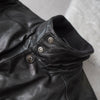 High-neck Leather Jacket