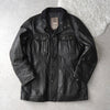 High-neck Leather Jacket