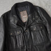 High-neck Leather Jacket