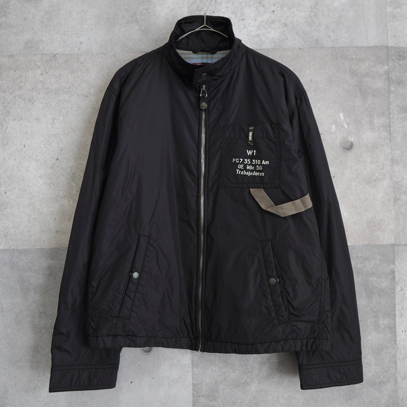 High - neck Nylon Jacket - NEWSED