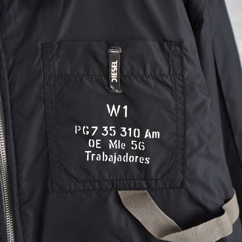 High - neck Nylon Jacket - NEWSED