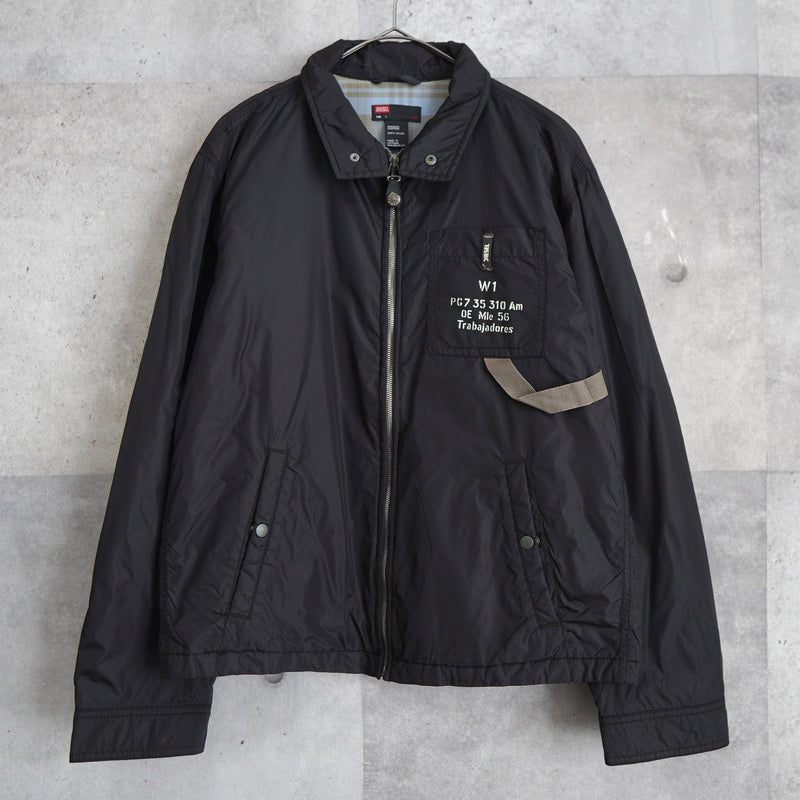 High - neck Nylon Jacket - NEWSED