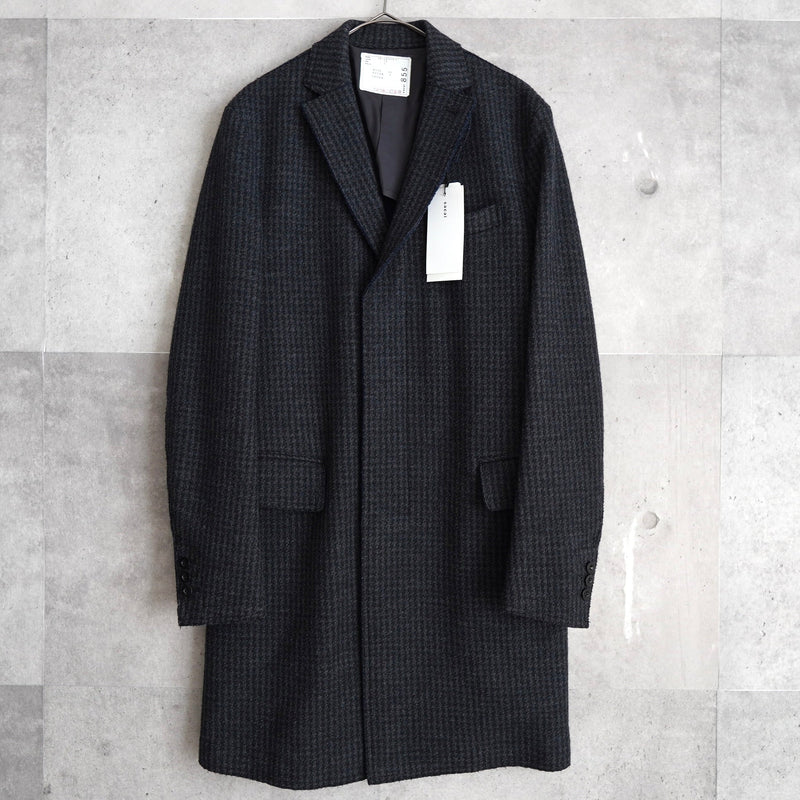 High - neck Wool Chesterfield Coat｜UNUSED - NEWSED