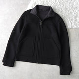 High Neck Zip - up Sweat Jacket - NEWSED