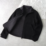 High Neck Zip - up Sweat Jacket - NEWSED