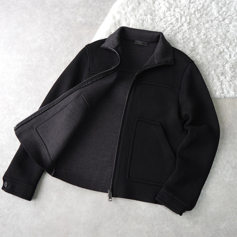 High Neck Zip - up Sweat Jacket - NEWSED