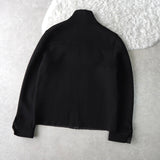 High Neck Zip - up Sweat Jacket - NEWSED