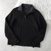 High Neck Zip-up Sweat Jacket