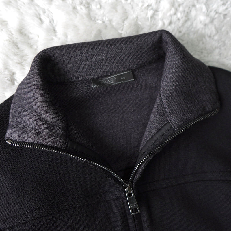 High Neck Zip - up Sweat Jacket - NEWSED