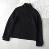 High Neck Zip-up Sweat Jacket