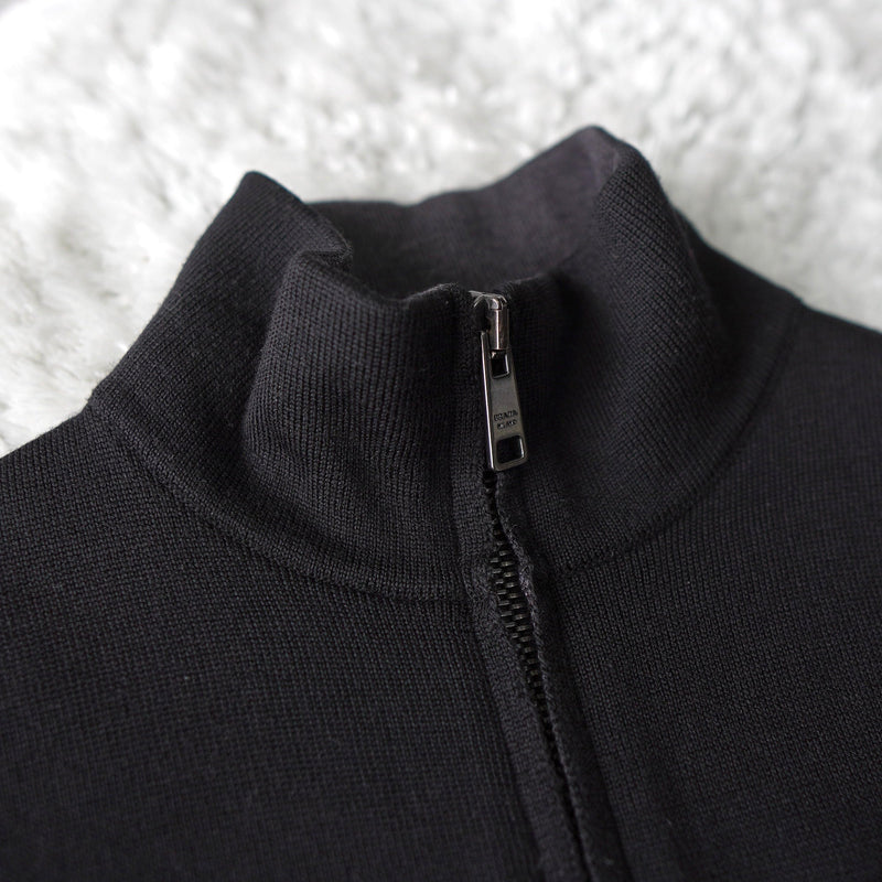 High Neck Zip - up Sweat Jacket - NEWSED
