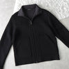 High Neck Zip-up Sweat Jacket