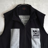 High neck zip up vest