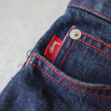 Hip Logo Denim Pants - NEWSED