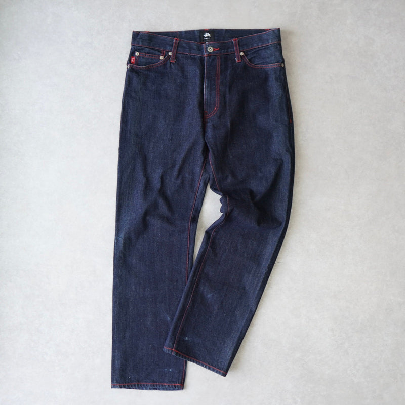 Hip Logo Denim Pants - NEWSED